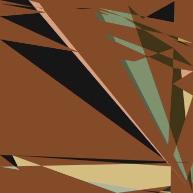 Geometrik soyutlama üretken sanat arkaplan çizimi