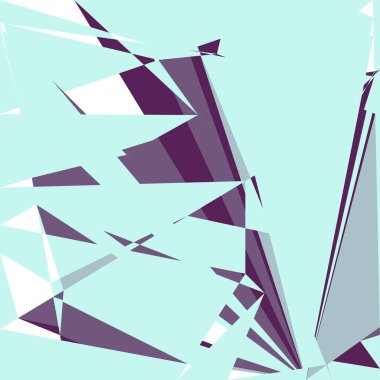 Geometrik soyutlama üretken sanat arkaplan çizimi