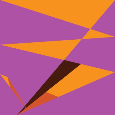 Geometrik soyutlama üretken sanat arkaplan çizimi