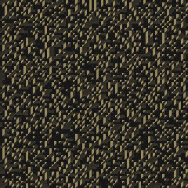 Edward Zajec 'in 1971' deki Il Cubo 'sunun uygulanması. Esasen 8 taştan oluşan bir Truchet fayans seti ve yerleştirme sanatı illüstrasyonu için kurallar