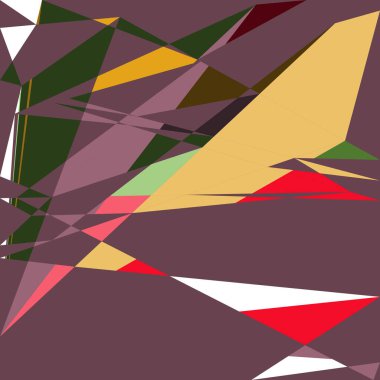 Geometrik soyutlama üretken sanat arkaplan çizimi