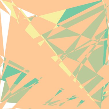 Geometrik soyutlama üretken sanat arkaplan çizimi