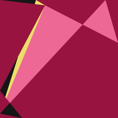 Geometrik soyutlama üretken sanat arkaplan çizimi