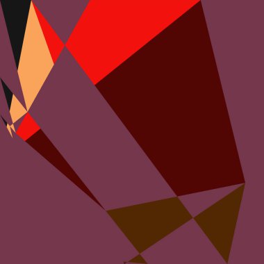 Geometrik soyutlama üretken sanat arkaplan çizimi