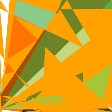 Geometrik soyutlama üretken sanat arkaplan çizimi