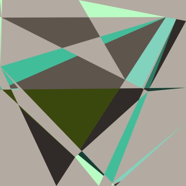 Geometrik soyutlama üretken sanat arkaplan çizimi