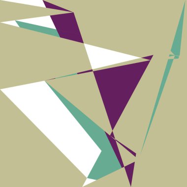 Geometrik soyutlama üretken sanat arkaplan çizimi