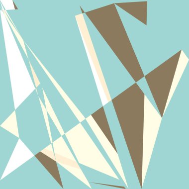 Geometrik soyutlama üretken sanat arkaplan çizimi