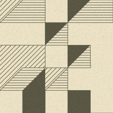 Edward Zajec 'in 1971' deki Il Cubo 'sunun uygulanması. Esasen 8 taştan oluşan bir Truchet fayans seti ve yerleştirme sanatı illüstrasyonu için kurallar