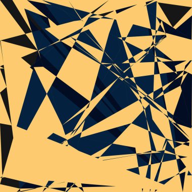 Geometrik soyutlama üretken sanat arkaplan çizimi