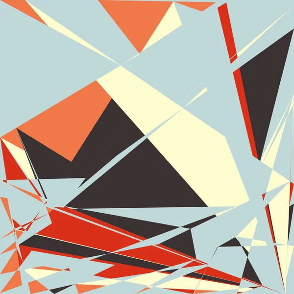 Geometrik soyutlama üretken sanat arkaplan çizimi