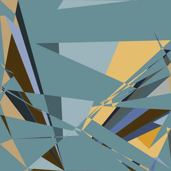 Geometric Abstraction Generative Art Background Art Illustration — 스톡 벡터