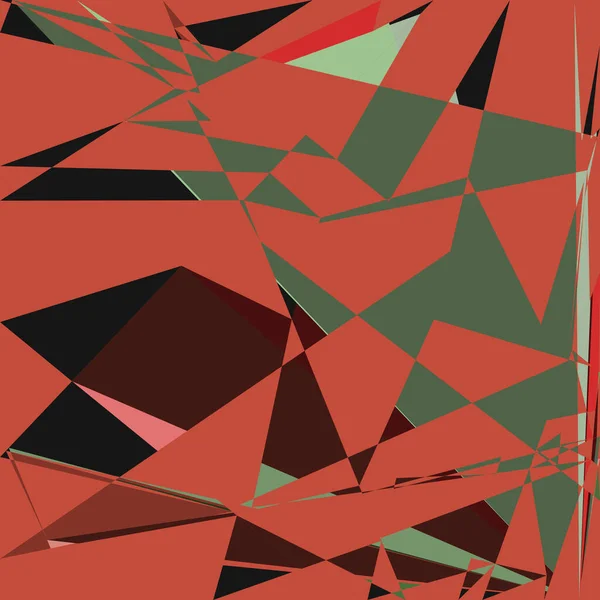 Geometrische Abstraktion Generative Kunst Hintergrund Kunst Illustration — Stockvektor