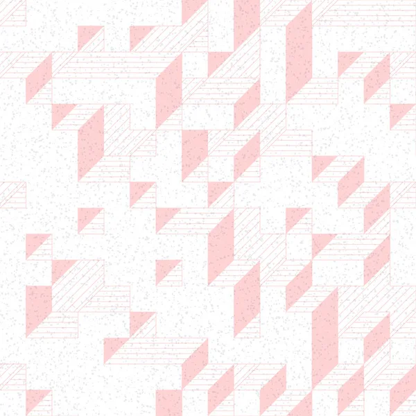 Edward Zajec 'in 1971' deki Il Cubo 'sunun uygulanması. Esasen 8 taştan oluşan bir Truchet fayans seti ve yerleştirme sanatı illüstrasyonu için kurallar