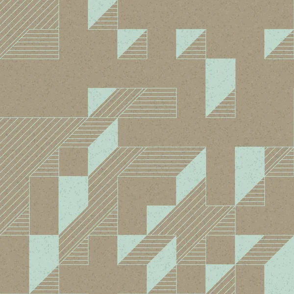 Edward Zajec 'in 1971' deki Il Cubo 'sunun uygulanması. Esasen 8 taştan oluşan bir Truchet fayans seti ve yerleştirme sanatı illüstrasyonu için kurallar