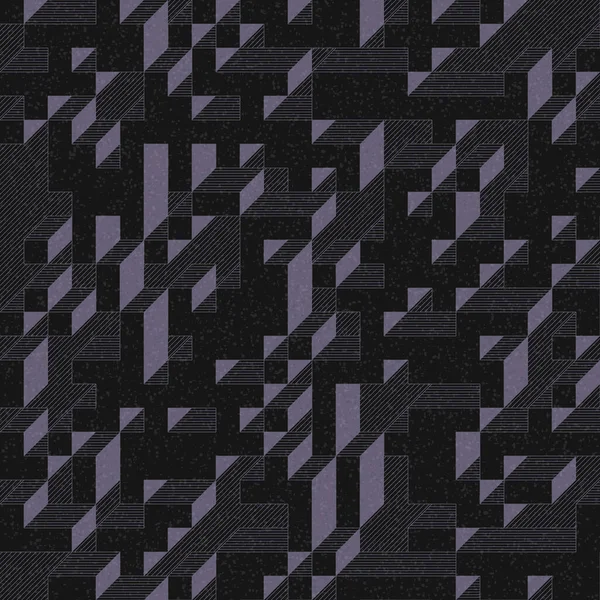 Edward Zajec 'in 1971' deki Il Cubo 'sunun uygulanması. Esasen 8 taştan oluşan bir Truchet fayans seti ve yerleştirme sanatı illüstrasyonu için kurallar