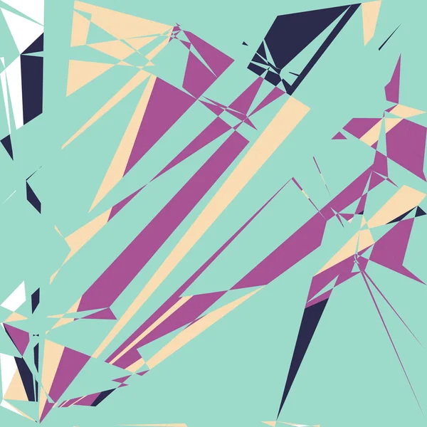 Geometrik soyutlama üretken sanat arkaplan çizimi