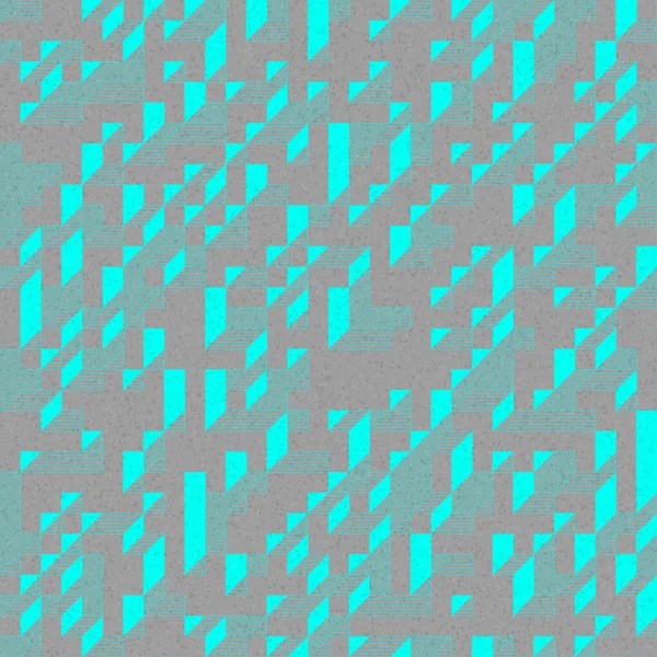 Edward Zajec 'in 1971' deki Il Cubo 'sunun uygulanması. Esasen 8 taştan oluşan bir Truchet fayans seti ve yerleştirme sanatı illüstrasyonu için kurallar