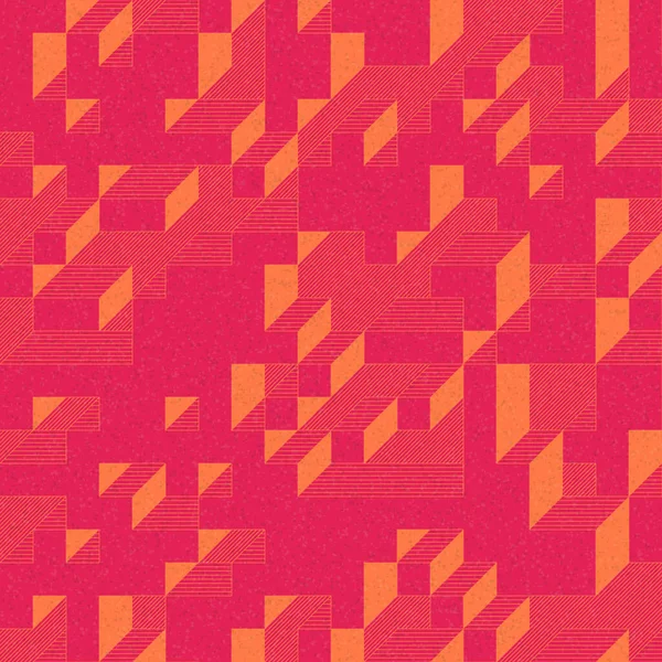 Edward Zajec 'in 1971' deki Il Cubo 'sunun uygulanması. Esasen 8 taştan oluşan bir Truchet fayans seti ve yerleştirme sanatı illüstrasyonu için kurallar