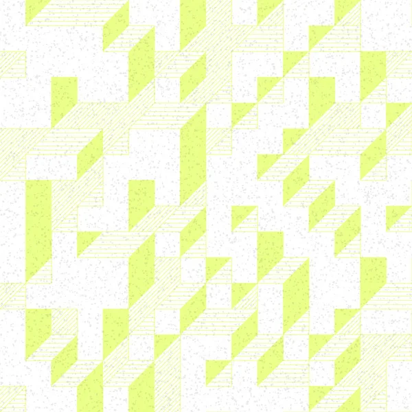 Edward Zajec 'in 1971' deki Il Cubo 'sunun uygulanması. Esasen 8 taştan oluşan bir Truchet fayans seti ve yerleştirme sanatı illüstrasyonu için kurallar