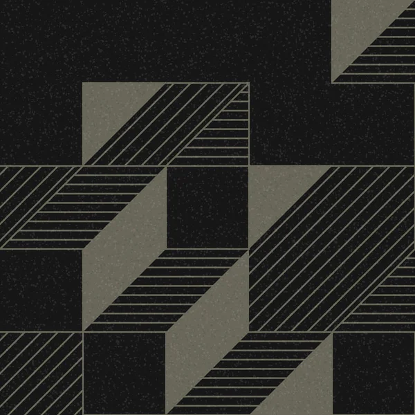 Edward Zajec 'in 1971' deki Il Cubo 'sunun uygulanması. Esasen 8 taştan oluşan bir Truchet fayans seti ve yerleştirme sanatı illüstrasyonu için kurallar