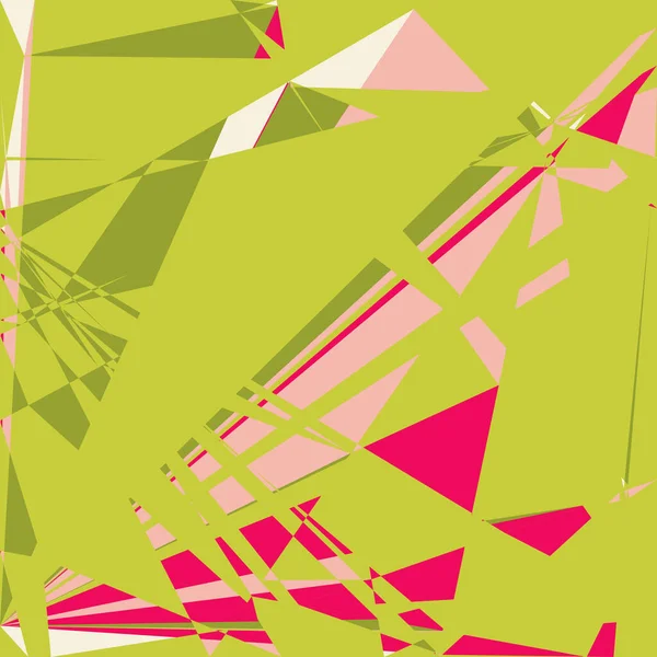 Geometrische Abstraktion Generative Kunst Hintergrund Kunst Illustration — Stockvektor