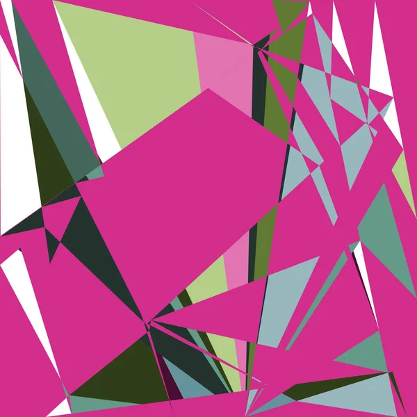 Geometric Abstraction Generative Art Background Art Illustration — Image vectorielle