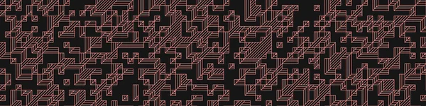 Edward Zajec 'in 1971' deki Il Cubo 'sunun uygulanması. Esasen 8 taştan oluşan bir Truchet fayans seti ve yerleştirme sanatı illüstrasyonu için kurallar