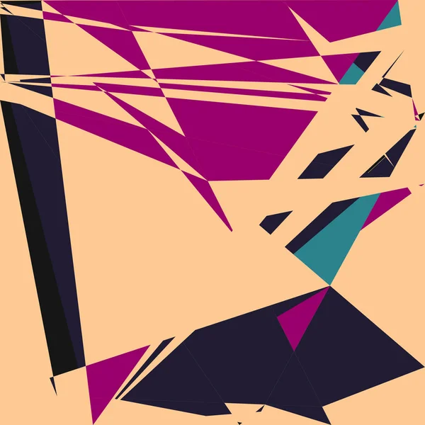 Geometrik soyutlama üretken sanat arkaplan çizimi