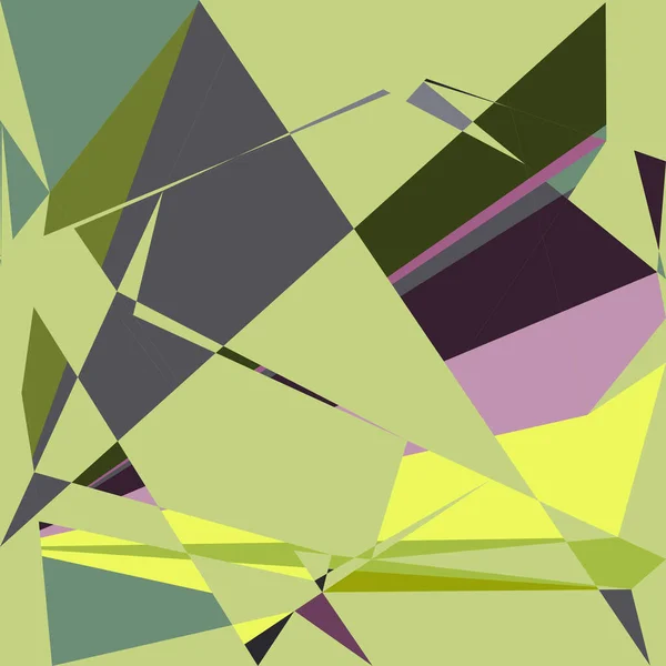 Geometric Abstraction Generative Art Background Art Illustration — Archivo Imágenes Vectoriales