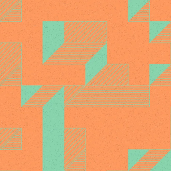 Edward Zajec 'in 1971' deki Il Cubo 'sunun uygulanması. Esasen 8 taştan oluşan bir Truchet fayans seti ve yerleştirme sanatı illüstrasyonu için kurallar