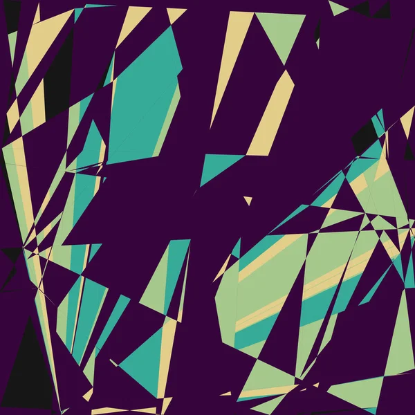 Geometric Abstraction Generative Art Background Art Illustration — Stockvektor