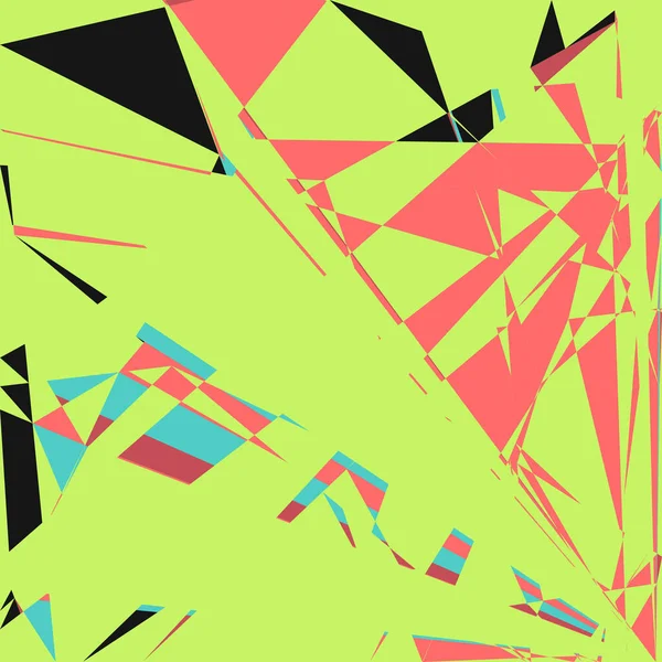 Geometrik soyutlama üretken sanat arkaplan çizimi