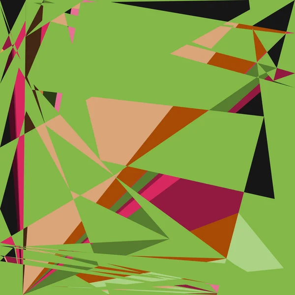 Geometrik soyutlama üretken sanat arkaplan çizimi