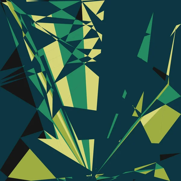 Geometrik soyutlama üretken sanat arkaplan çizimi