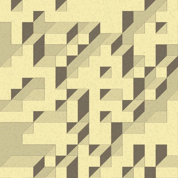 Edward Zajec 'in 1971' deki Il Cubo 'sunun uygulanması. Esasen 8 taştan oluşan bir Truchet fayans seti ve yerleştirme sanatı illüstrasyonu için kurallar