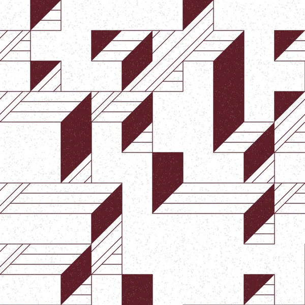 Edward Zajec 'in 1971' deki Il Cubo 'sunun uygulanması. Esasen 8 taştan oluşan bir Truchet fayans seti ve yerleştirme sanatı illüstrasyonu için kurallar