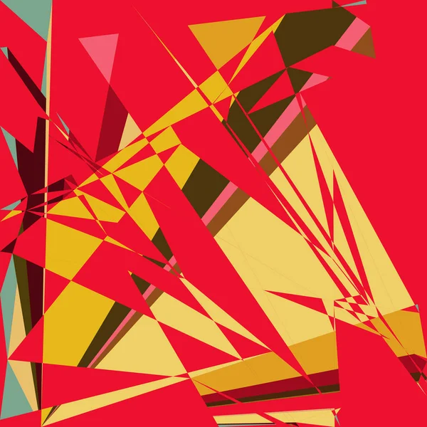 Geometrik soyutlama üretken sanat arkaplan çizimi