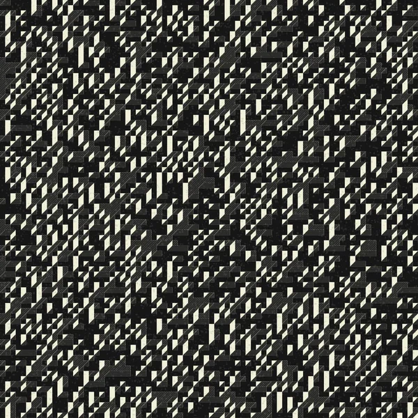 Edward Zajec 'in 1971' deki Il Cubo 'sunun uygulanması. Esasen 8 taştan oluşan bir Truchet fayans seti ve yerleştirme sanatı illüstrasyonu için kurallar