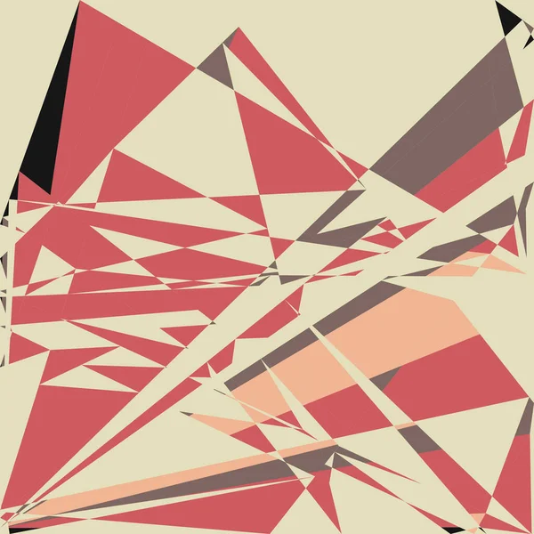 Geometrische Abstraktion Generative Kunst Hintergrund Kunst Illustration — Stockvektor