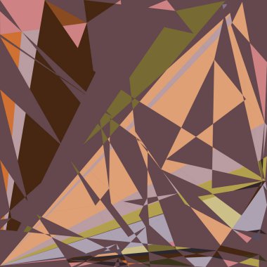 Geometrik soyutlama üretken sanat arkaplan çizimi