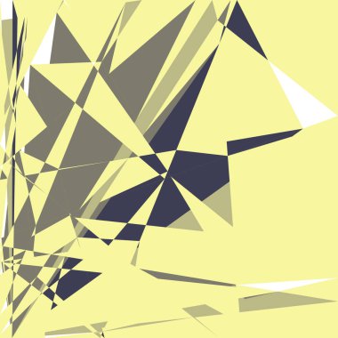 Geometrik soyutlama üretken sanat arkaplan çizimi