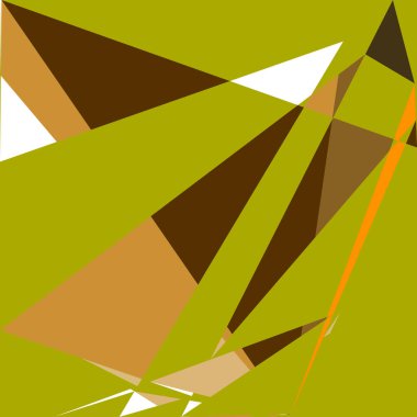 Geometrik soyutlama üretken sanat arkaplan çizimi