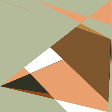 Geometrik soyutlama üretken sanat arkaplan çizimi