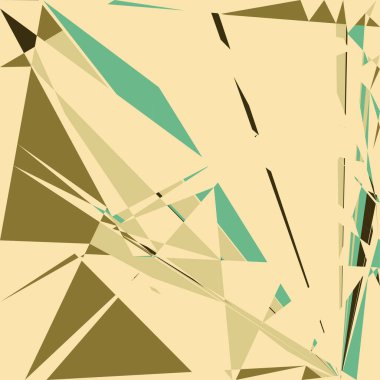 Geometrik soyutlama üretken sanat arkaplan çizimi