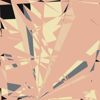 Geometrik soyutlama üretken sanat arkaplan çizimi