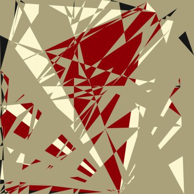 Geometrik soyutlama üretken sanat arkaplan çizimi