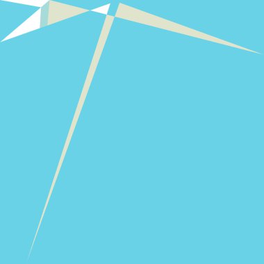 Geometrik soyutlama üretken sanat arkaplan çizimi