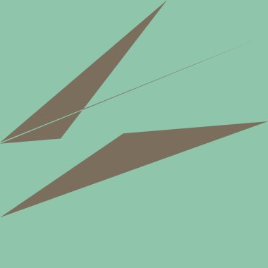 Geometrik soyutlama üretken sanat arkaplan çizimi