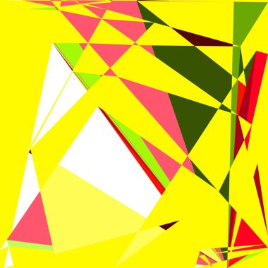 Geometrik soyutlama üretken sanat arkaplan çizimi